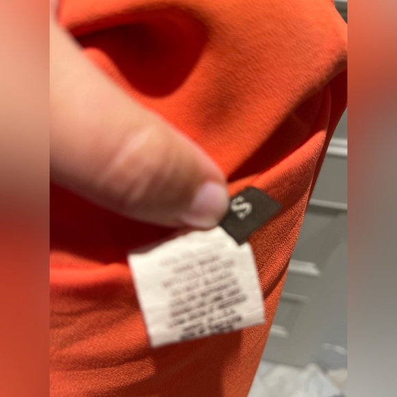 Evereve Allison Joy orange floral shift dress - Picture 5 of 5